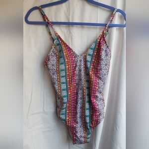 Colorful Patterned Women's Top